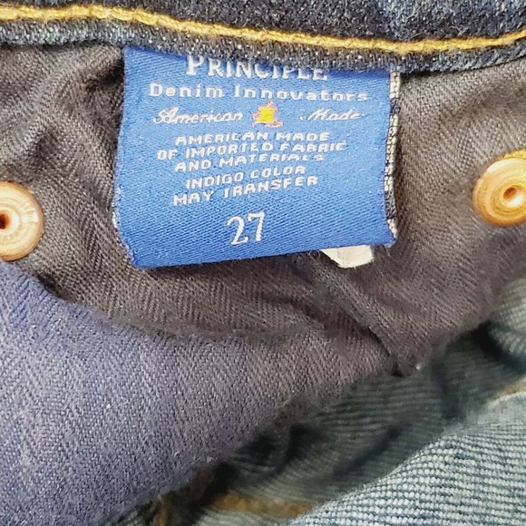 Principle Denim Innovators Dreamer Indigo Mid-Rise Skinny Jeans, Sz 27 - Picture 10 of 10